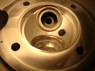Exhaust port before porting 